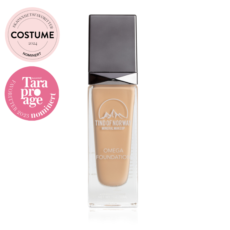 Omega Foundation nr. 3 Warm Beige (Medium med varm undertone) - Tind of Norway